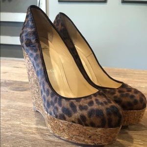 LOUBOUTIN LEOPARD PUMPS